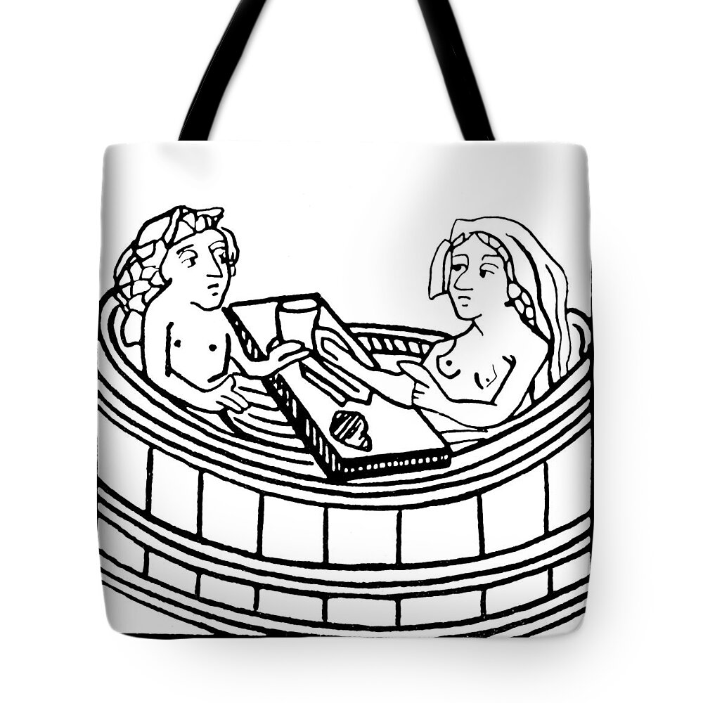 Science Tote Bag featuring the photograph Eat, Drink And Be Merry, 1481 by Wellcome Images