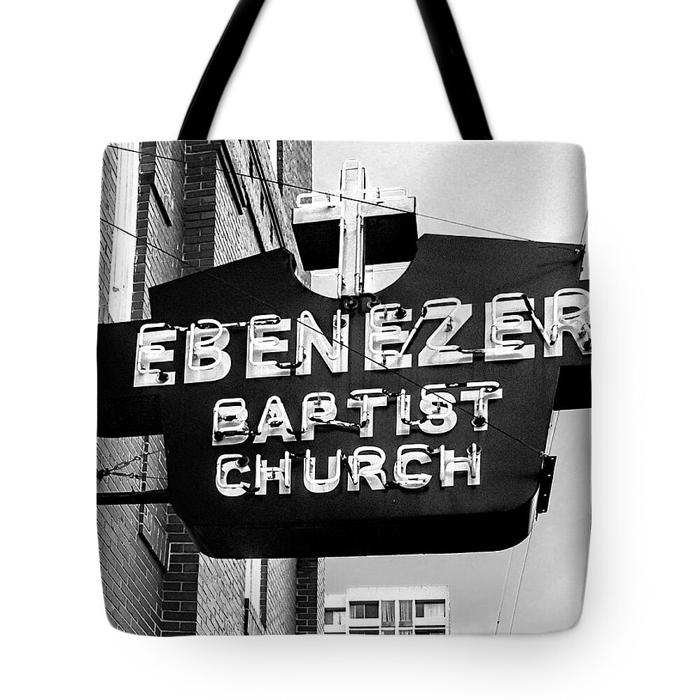Ebenezer Tote Bag featuring the photograph Ebenezer Baptist Church by Dominic Piperata