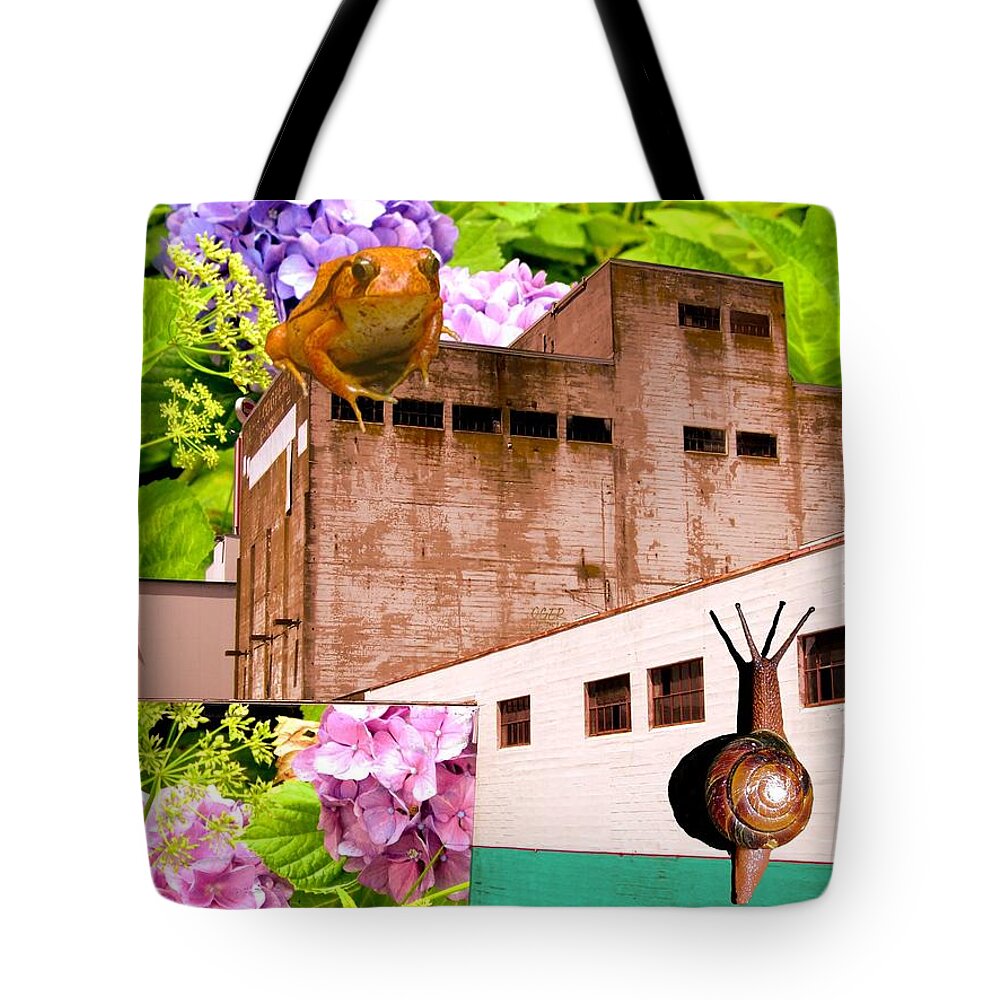 Hydrangea Tote Bag featuring the photograph Ecological Revolt by Laureen Murtha Menzl