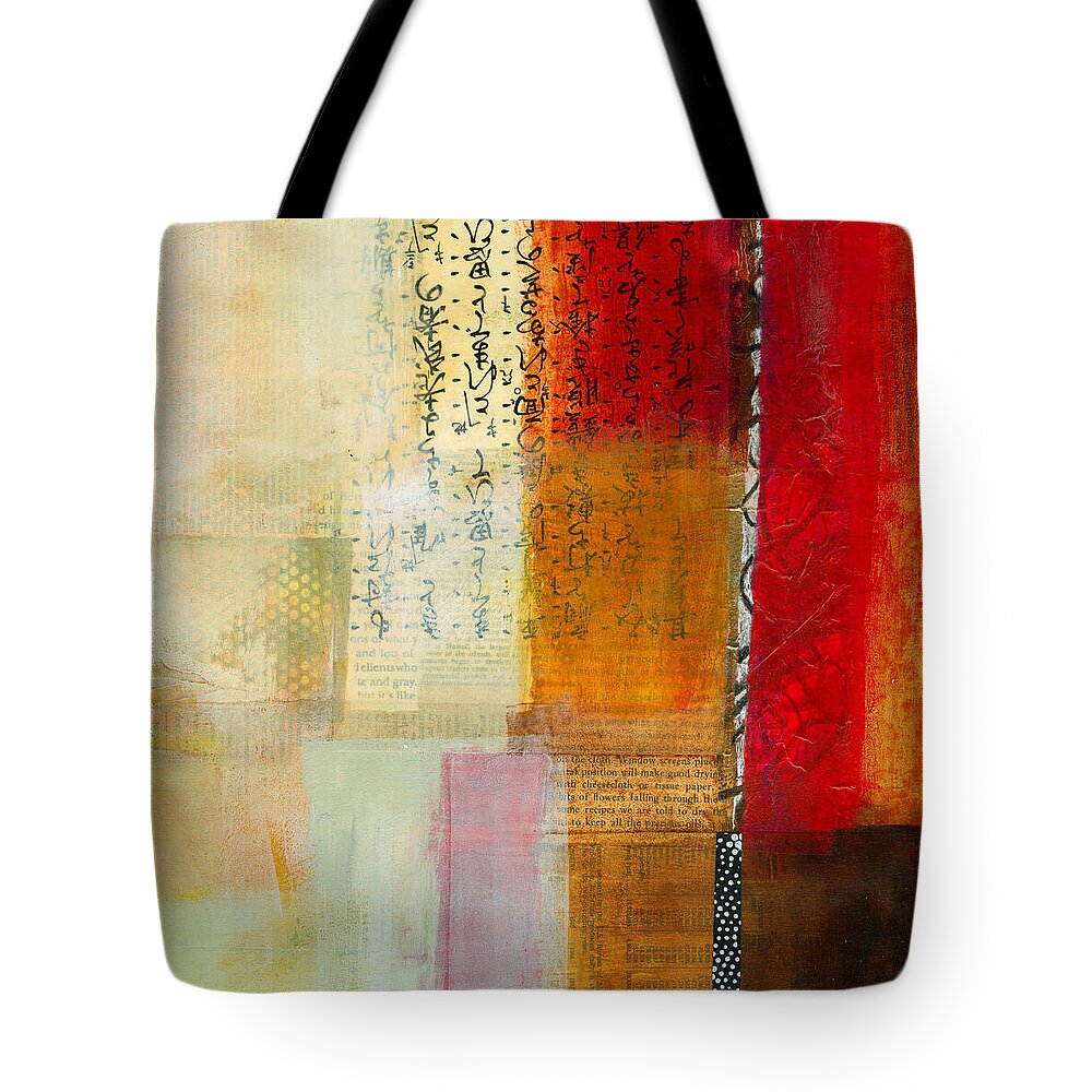 Acrylic Tote Bag featuring the painting Edge Location 8 by Jane Davies