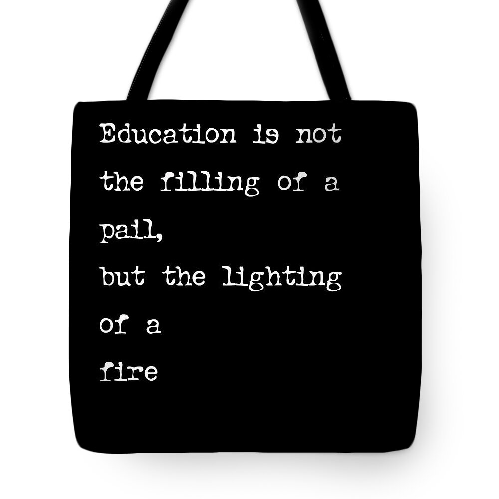 Education Tote Bag featuring the digital art Education by Georgia Clare