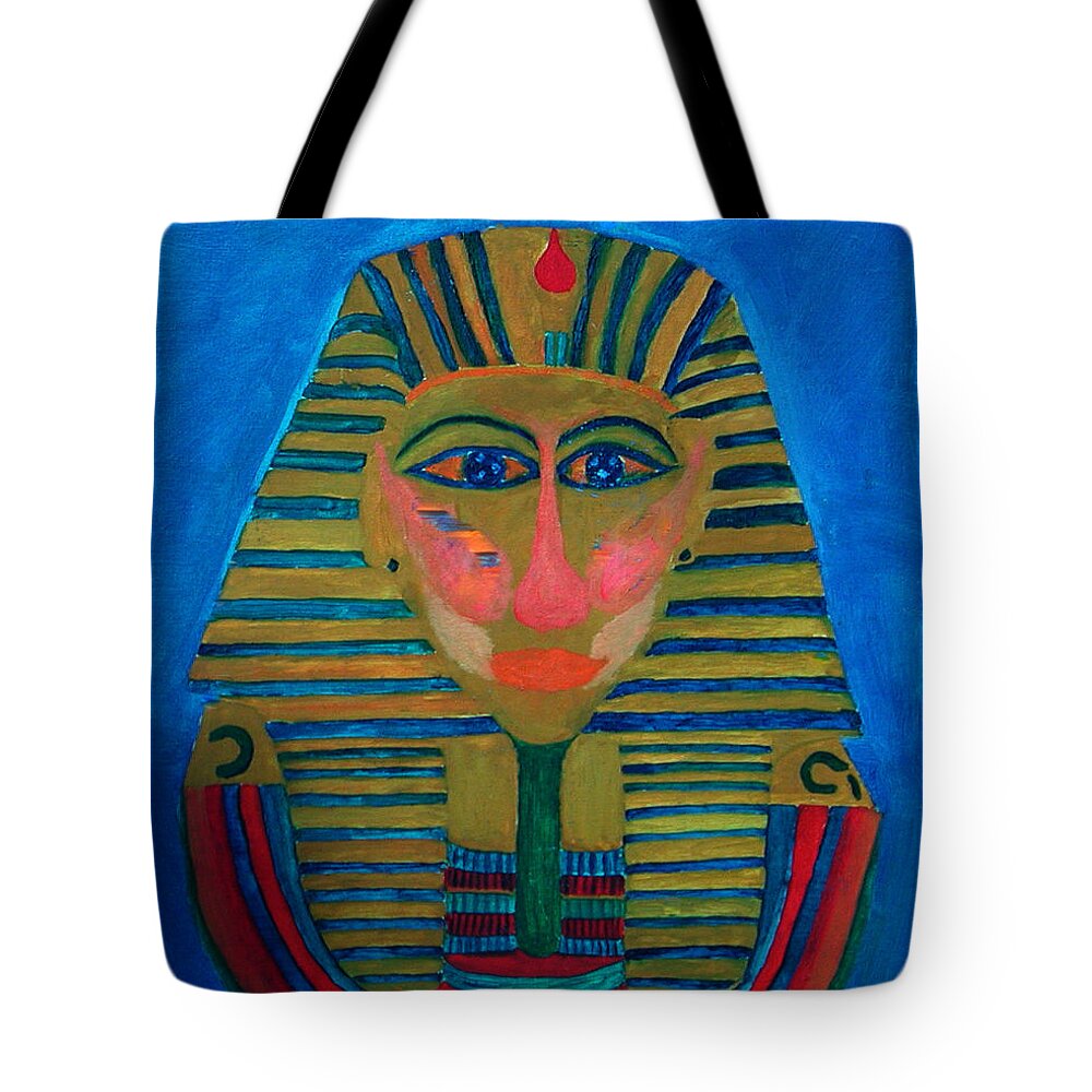 Colette Tote Bag featuring the painting Egypt Ancient by Colette V Hera Guggenheim