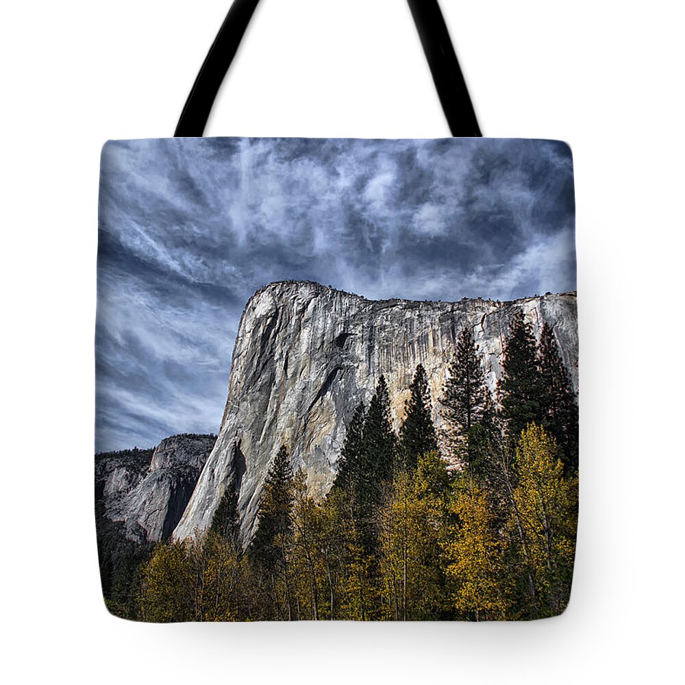 Yosemite Tote Bag featuring the photograph El Capitan by Erika Fawcett
