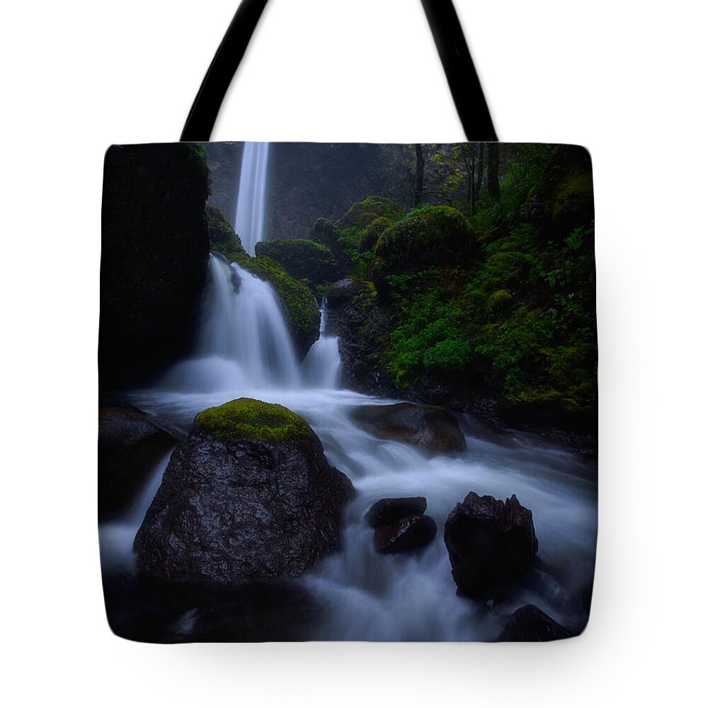 Fall Tote Bag featuring the photograph Elowah's Mist by Darren White