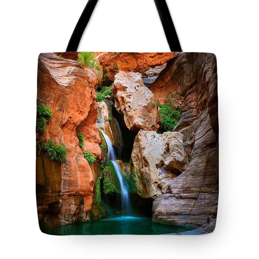 America Tote Bag featuring the photograph Elves Chasm by Inge Johnsson