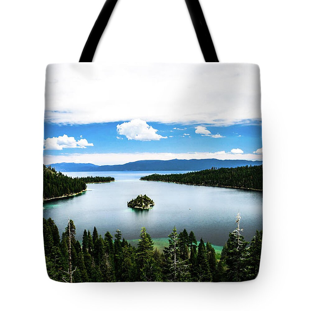 Scenics Tote Bag featuring the photograph Emerald Bay, Lake Tahoe, Ca by Welcome To My World