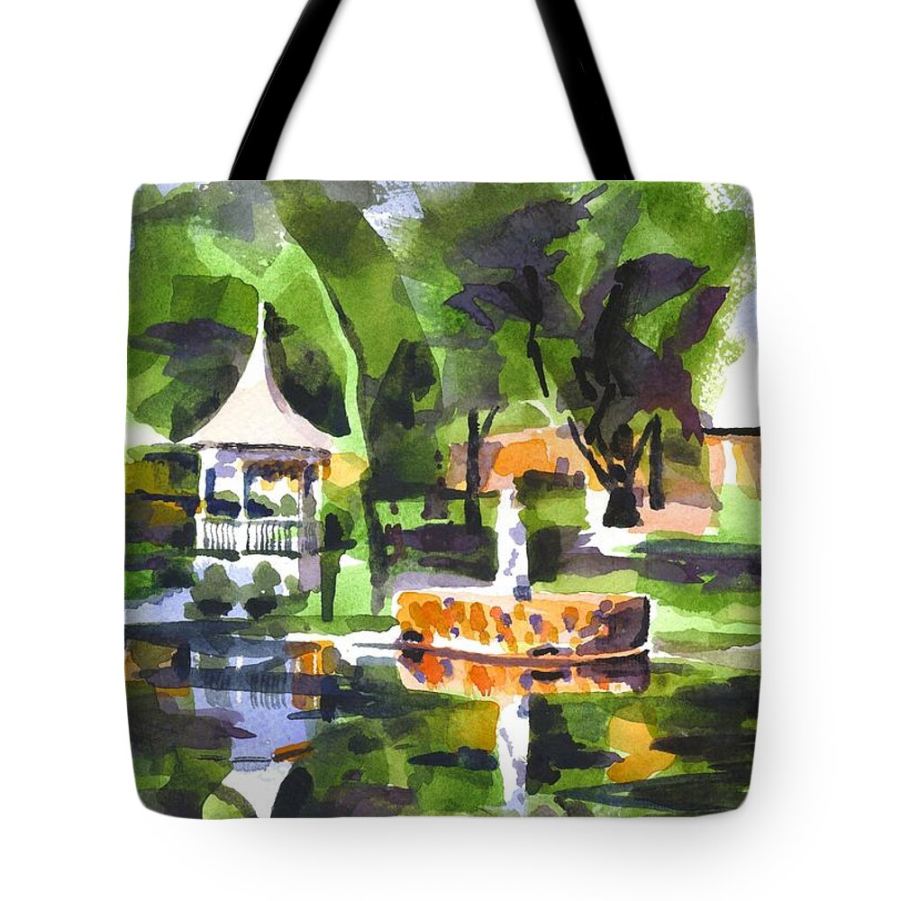 Emerald Isle Tote Bag featuring the painting Emerald Isle by Kip DeVore