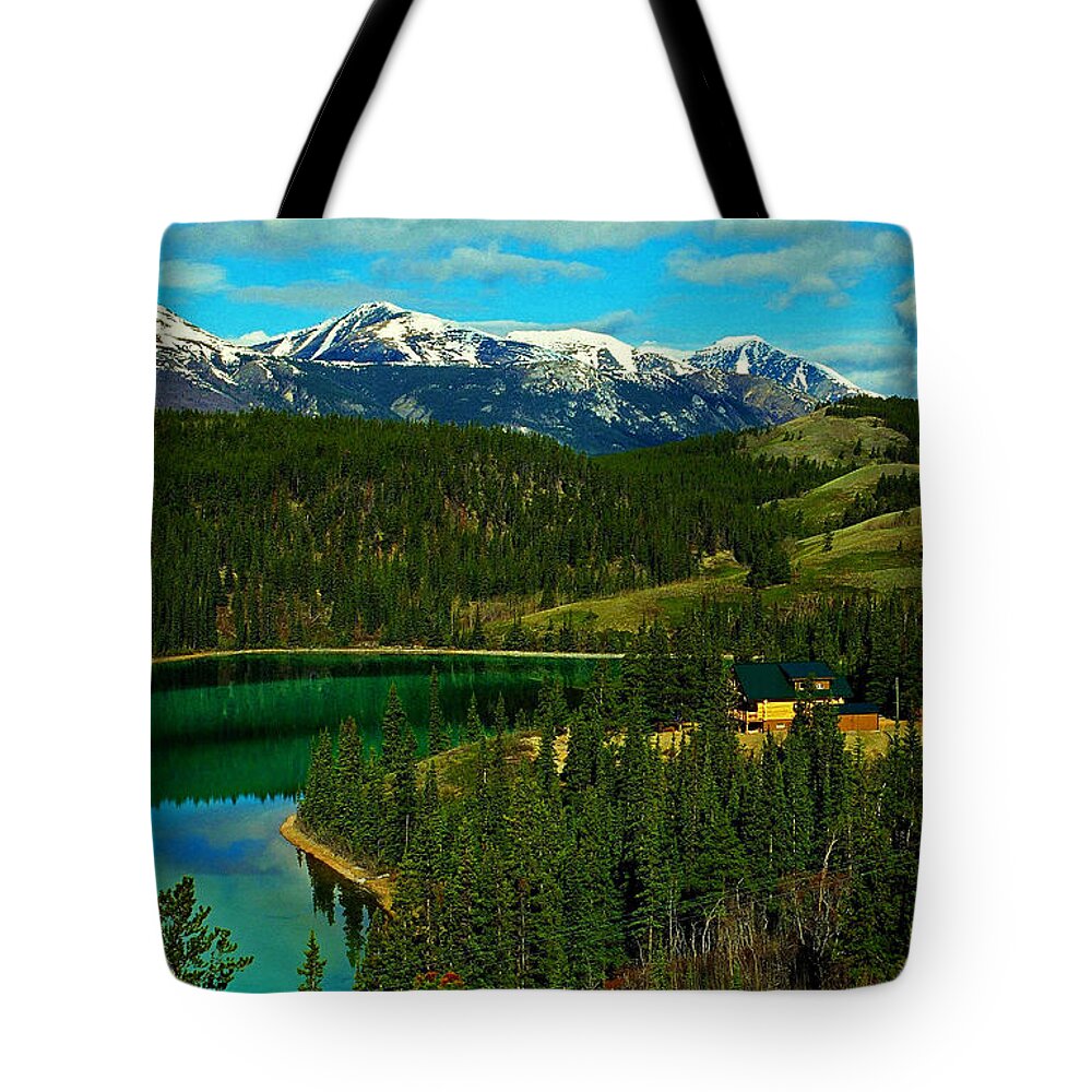 Emerald Tote Bag featuring the photograph Emerald Lake - Yukon by Juergen Weiss