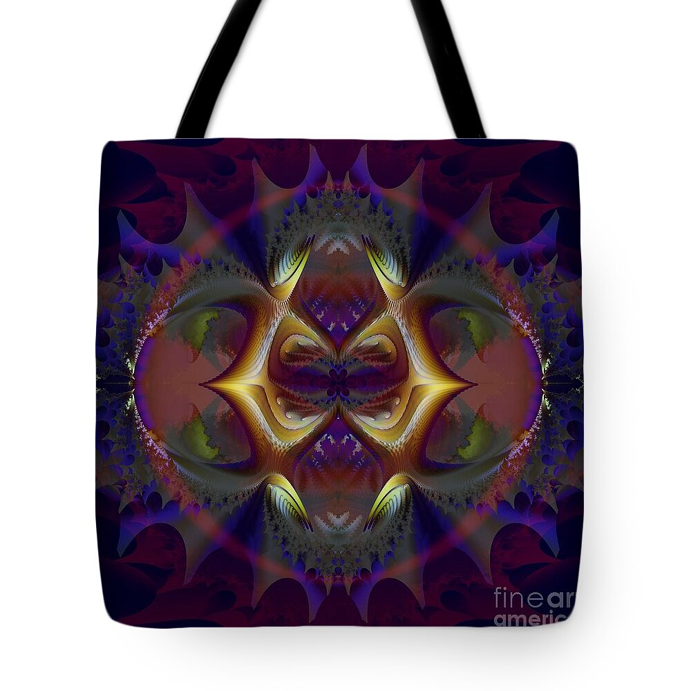 Emergence Of A New Idea Tote Bag featuring the digital art Emergence Of A New Idea by Elizabeth McTaggart