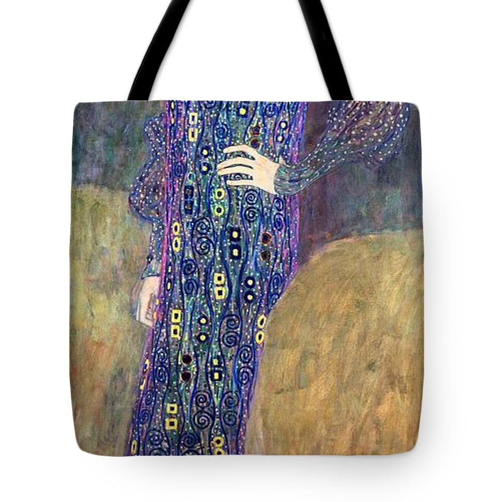 Emilie Tote Bag featuring the painting Emilie Floege by Gustav Klimt