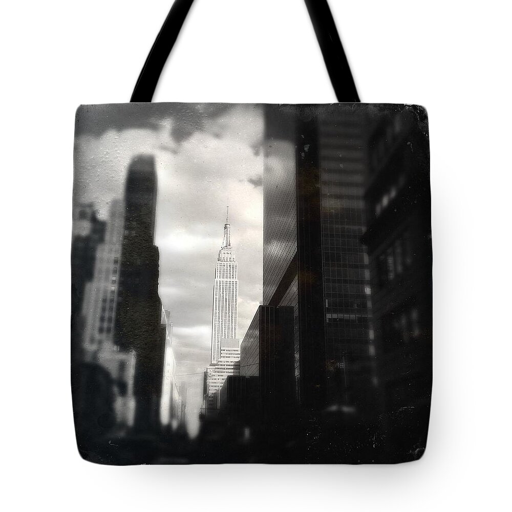 Pedestrian Tote Bag featuring the photograph Empire State Building by Blackwaterimages