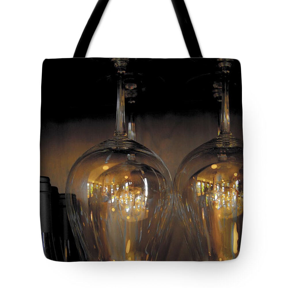 Glass Tote Bag featuring the photograph Empty by Jean Noren