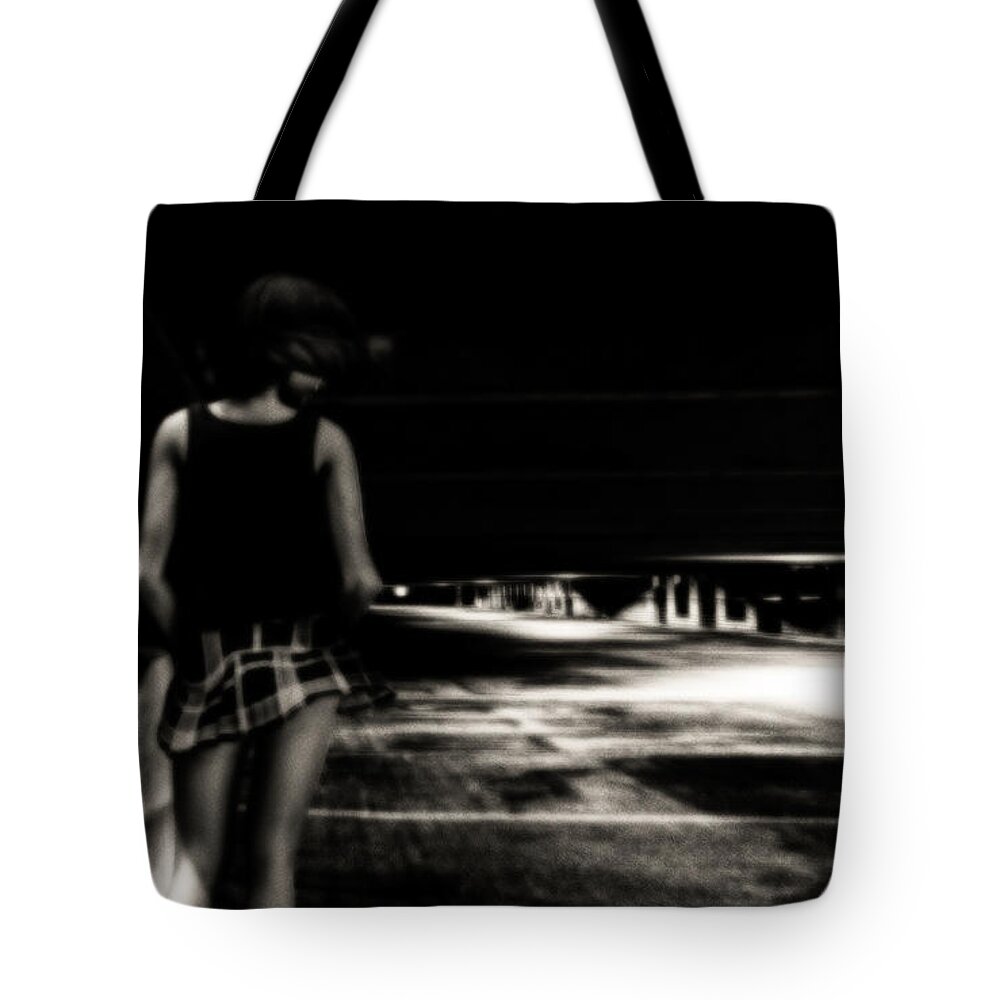 Alone Tote Bag featuring the photograph Empty Spaces by Bob Orsillo