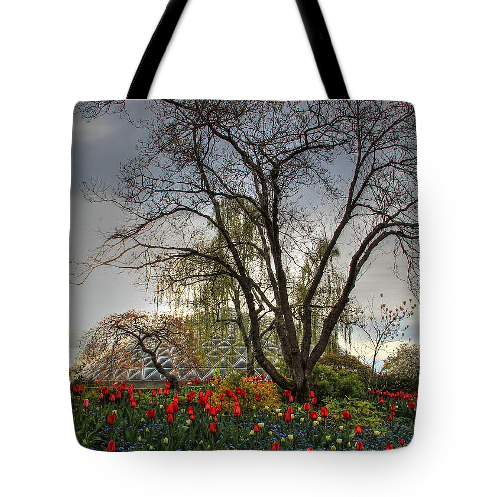 Enchanted Tote Bag featuring the photograph Enchanted garden by Eti Reid