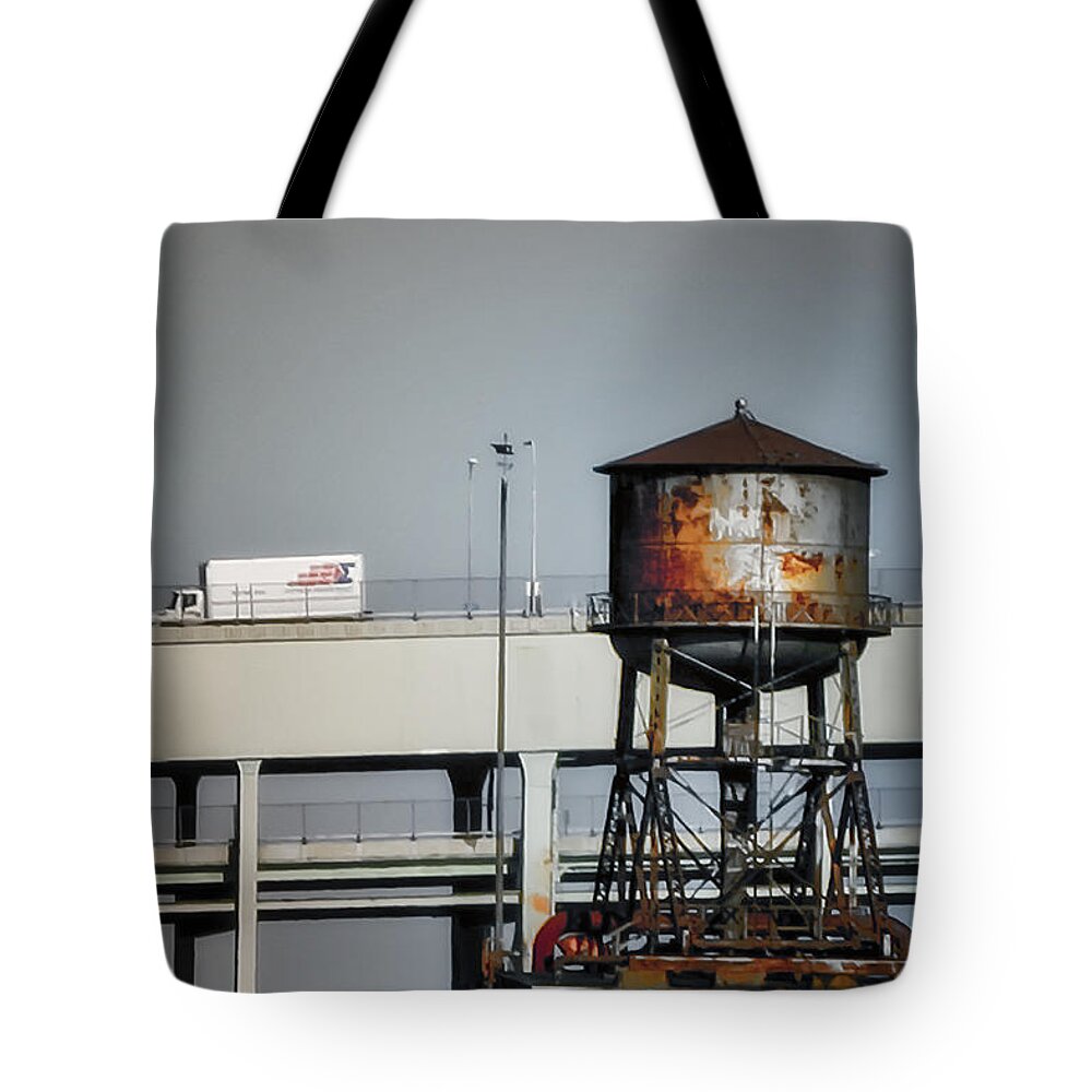 Water Tower Tote Bag featuring the photograph Endandered by Albert Seger
