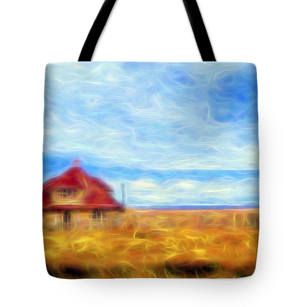 Landscape Tote Bag featuring the digital art Ends Of The Earth by William Horden
