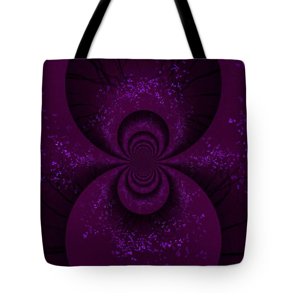 Fractal Tote Bag featuring the photograph Enter the Fairy Realm by Nick Heap