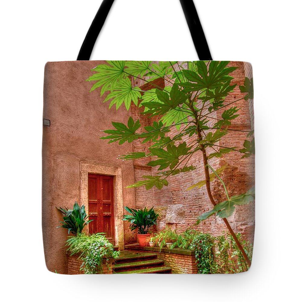 Door Tote Bag featuring the photograph Entrance by Will Wagner