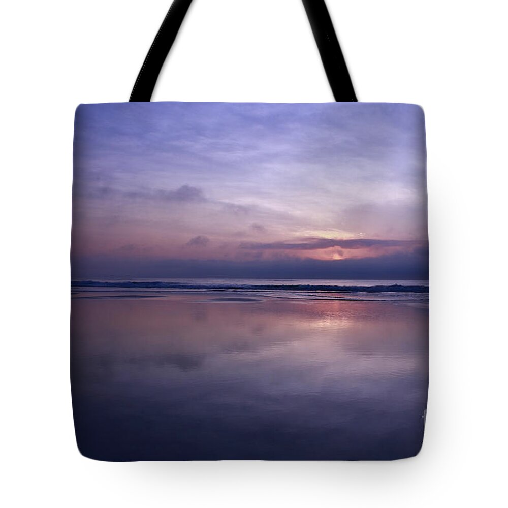 Landscapes Tote Bag featuring the photograph Jacksonville Ethereal Ocean by John F Tsumas