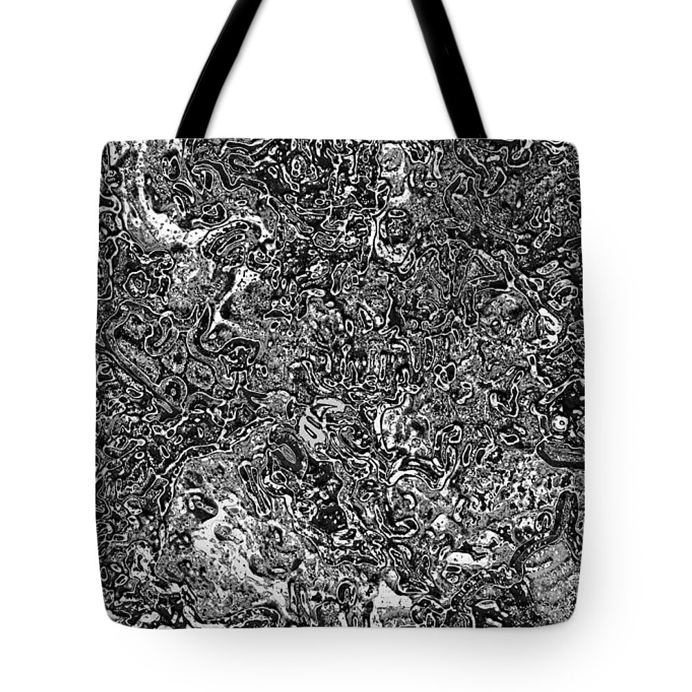  Tote Bag featuring the painting Event Horizon by Steve Fields