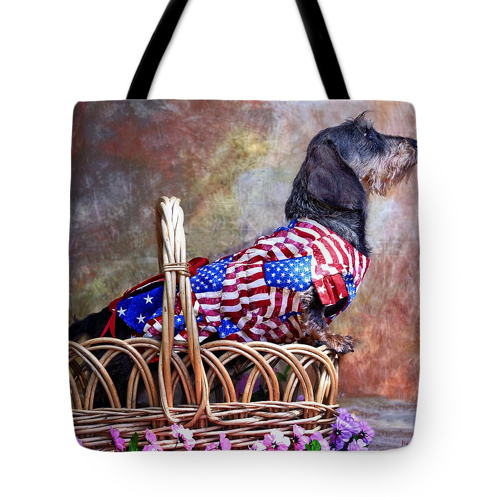 Animals Tote Bag featuring the photograph Evita by Jim Thompson
