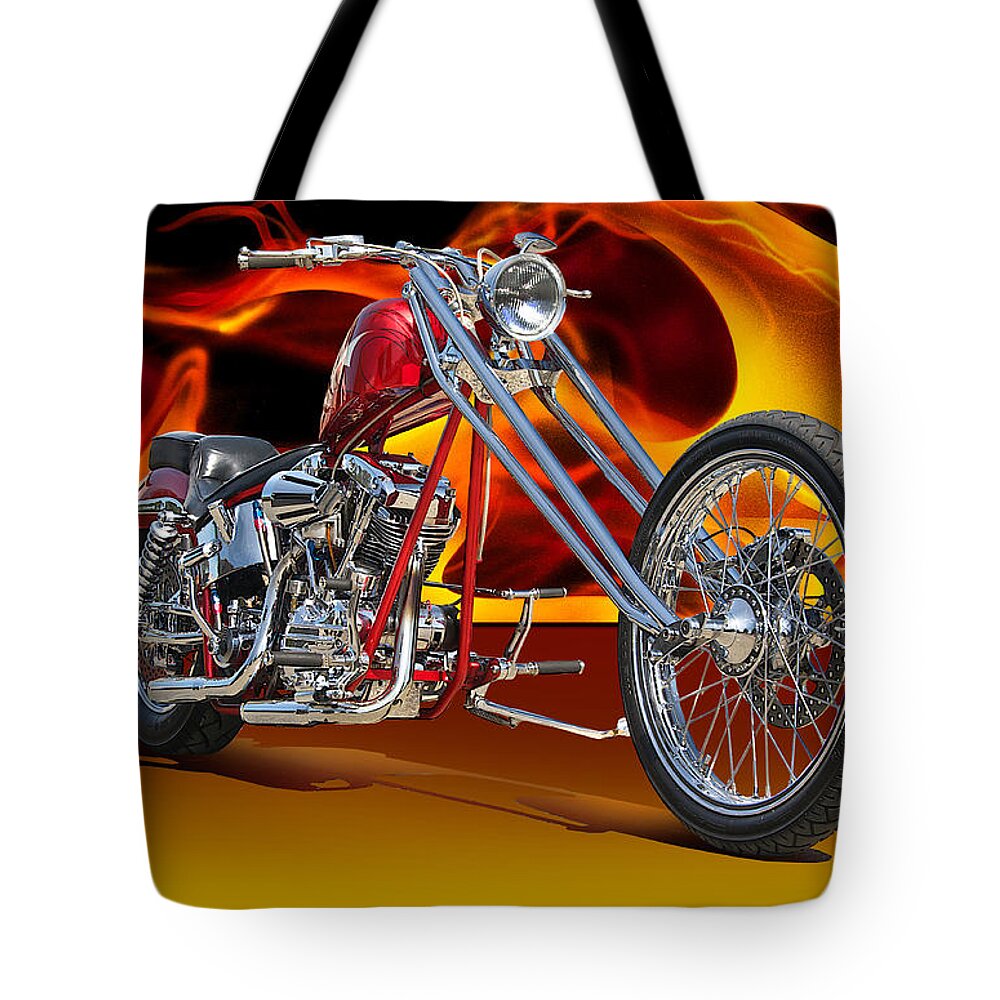 Art Tote Bag featuring the photograph Executive Chopper 1 by Dave Koontz