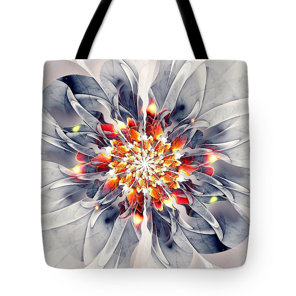 Plant Tote Bag featuring the digital art Exquisite by Anastasiya Malakhova