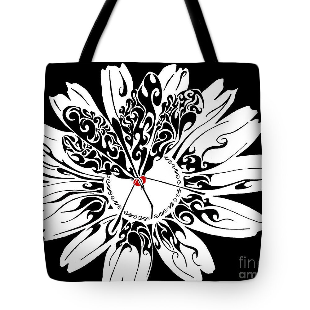 Doodle Tote Bag featuring the painting Eye my Butterfly by Anushree Santhosh