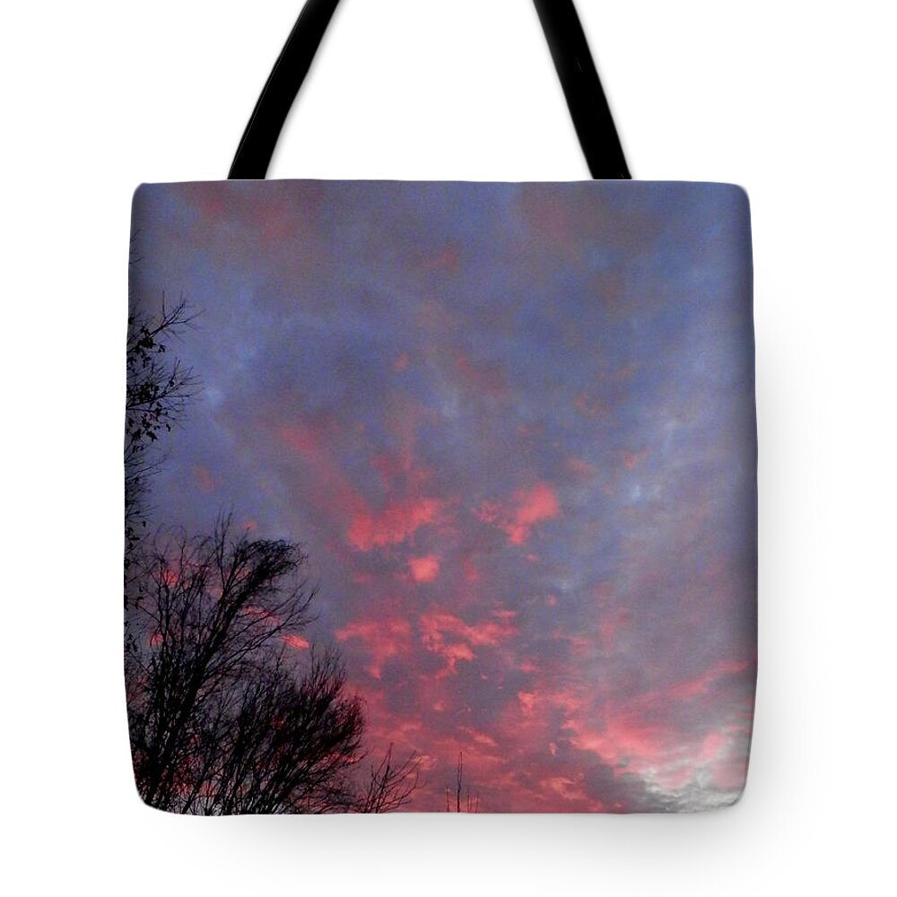 Sunrise Tote Bag featuring the photograph Fading Away by Kim Galluzzo