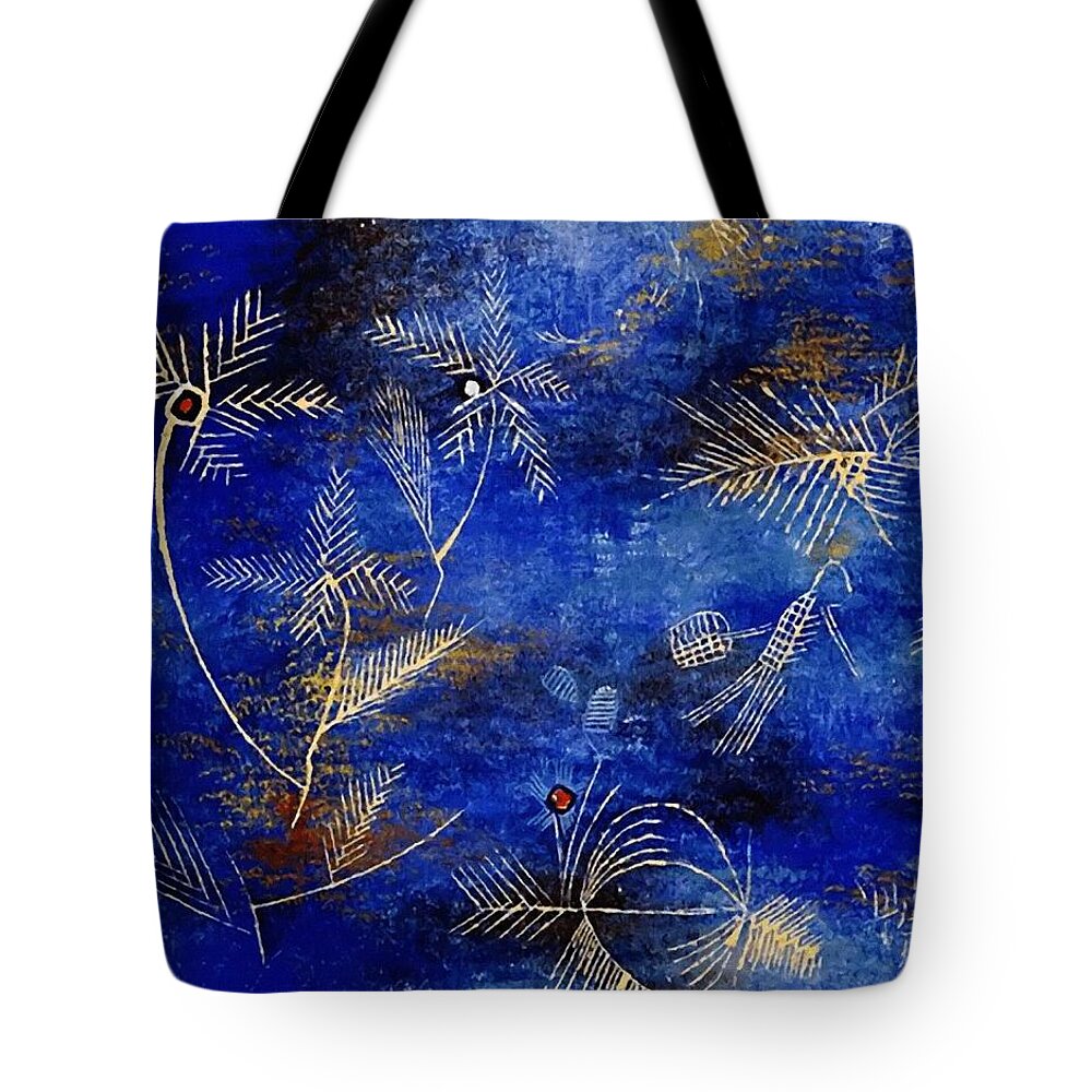 Paul Klee Tote Bag featuring the painting Fairy Tales by Paul Klee