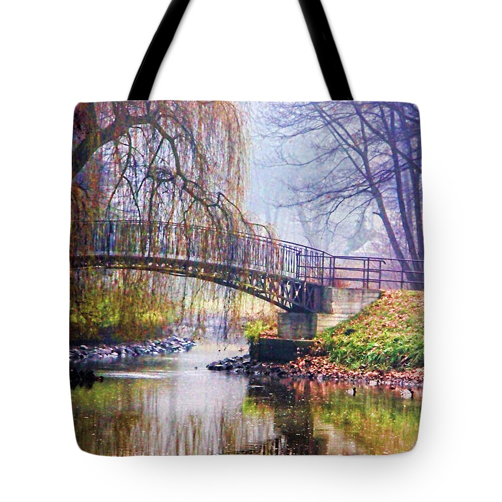Fairytale Bridge Tote Bag featuring the photograph Fairytale Bridge by Mariola Bitner