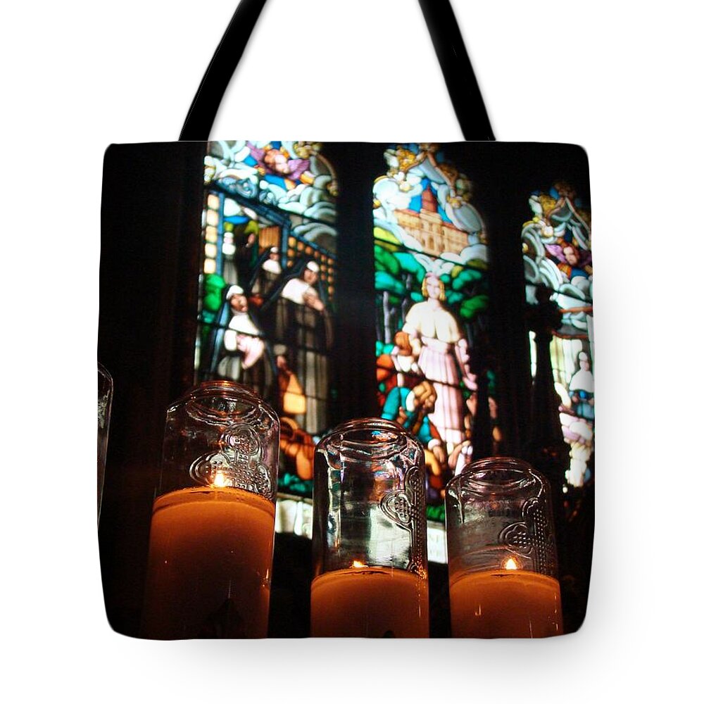 Notre Dame Tote Bag featuring the photograph Faith by Zinvolle Art