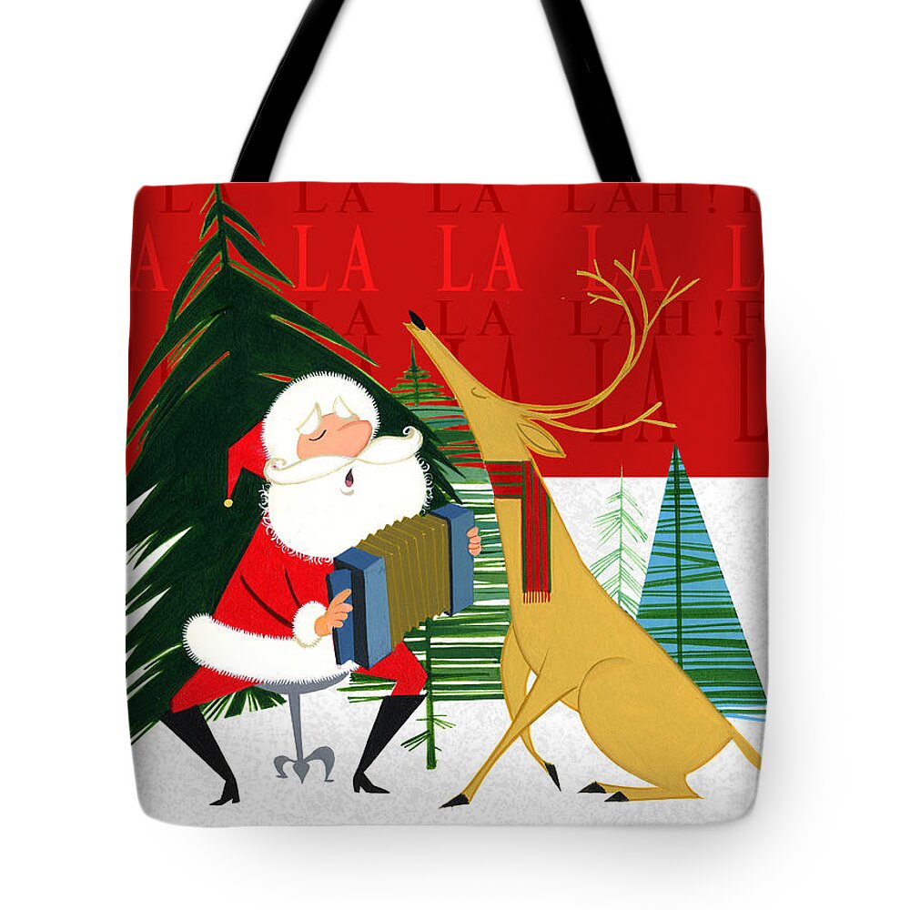 Michael Humphries Tote Bag featuring the painting Falalalalah by Michael Humphries