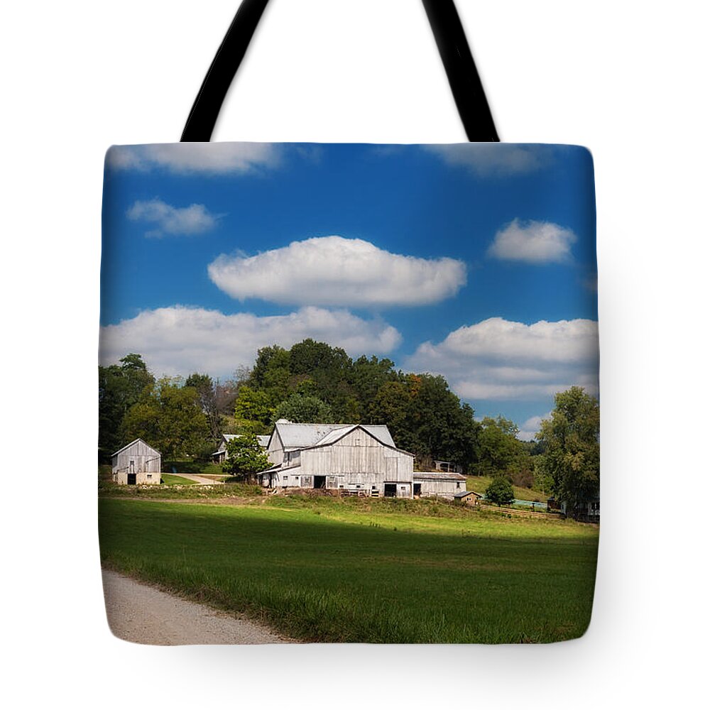 Acerage Tote Bag featuring the photograph Family Farm by Tom Mc Nemar