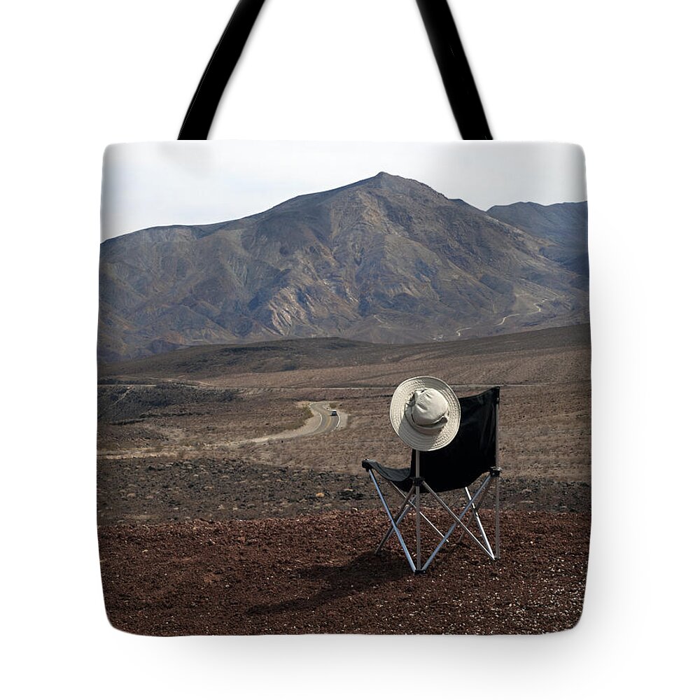 Highway Tote Bag featuring the photograph Far As My Eyes Can See by Joe Schofield