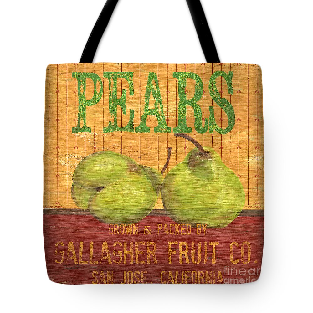 Food Tote Bag featuring the painting Farm Fresh Fruit 1 by Debbie DeWitt