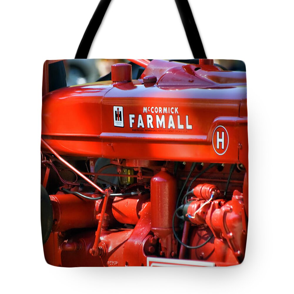Farmer Tote Bag featuring the photograph Farm Tractor 11 by Thomas Woolworth