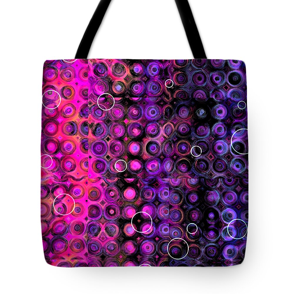Quilt Tote Bag featuring the digital art Favorite Old Quilt by Judi Suni Hall