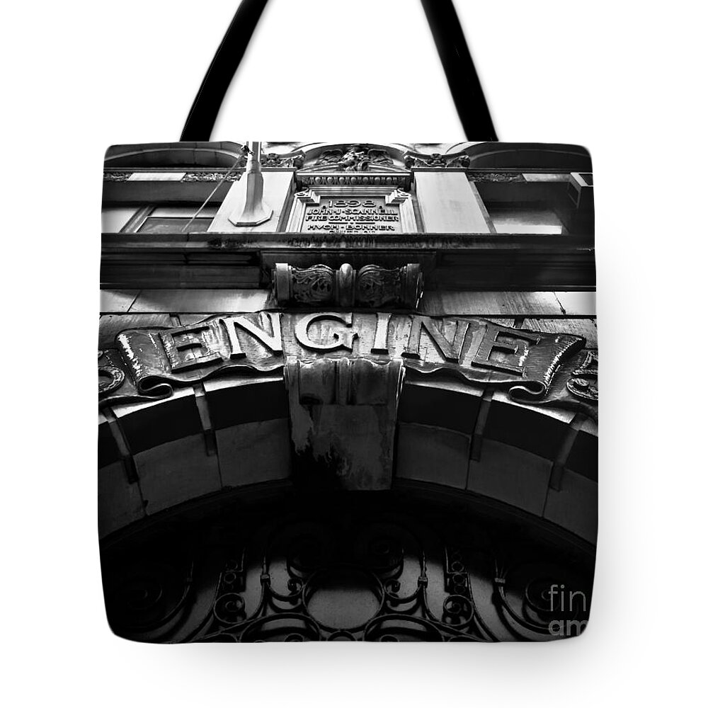 Fdny Tote Bag featuring the photograph FDNY - Engine 55 by James Aiken
