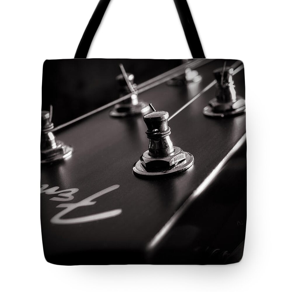 Guitar Tote Bag featuring the photograph Fender Acoustic I by Bob Orsillo