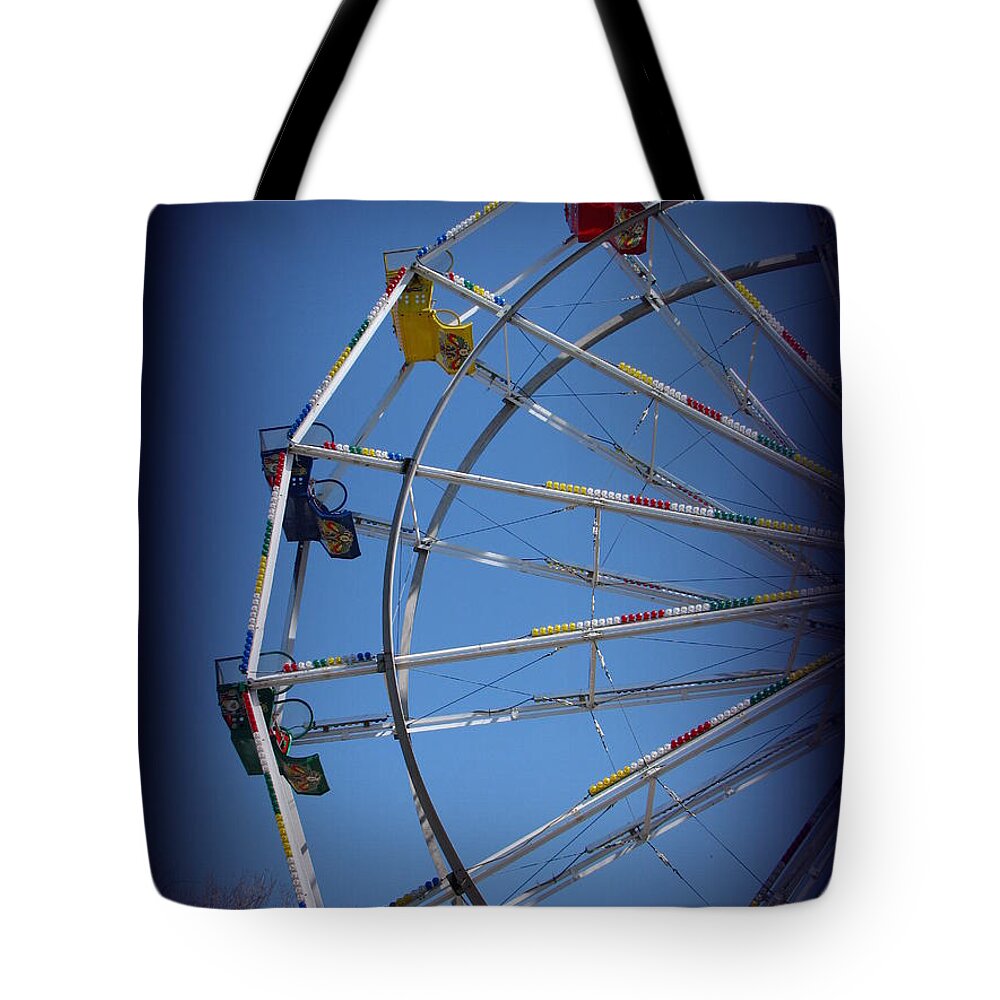 Ferris Wheel Tote Bag featuring the photograph Ferris Wheel II by Beth Vincent