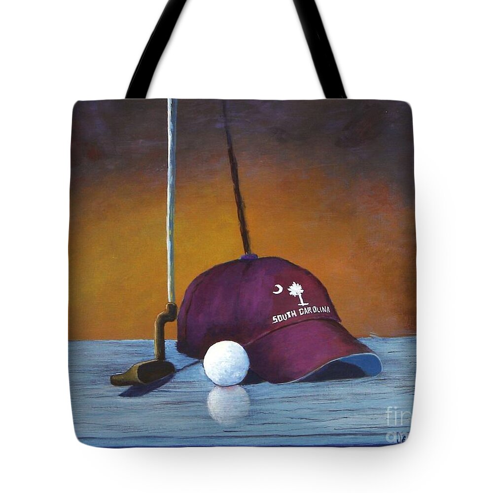 Still Life Tote Bag featuring the painting Fifty Percent by Jerry Walker