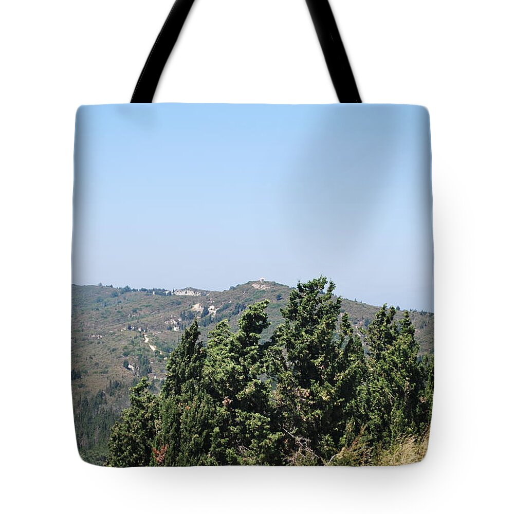 Filakio Tote Bag featuring the photograph Filakio by George Katechis