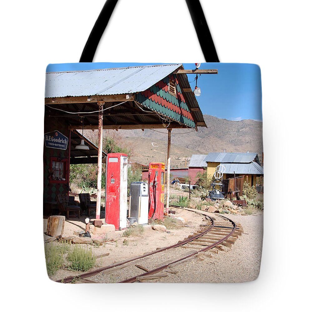 Travel Tote Bag featuring the photograph Fill'er Up by John Schneider