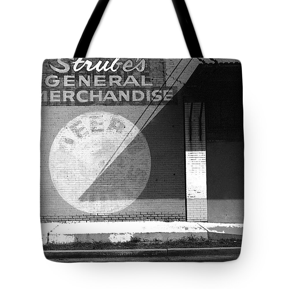 Film Homage Murphy's Romance 1984 Strube's General Merchandise 1941-1986 Florence Arizona 1984-2008 Color Added Tote Bag featuring the photograph Film homage Murphy's Romance 1984 Strube's General Merchandise 1941-1986 Florence Arizona 1984-2008 by David Lee Guss