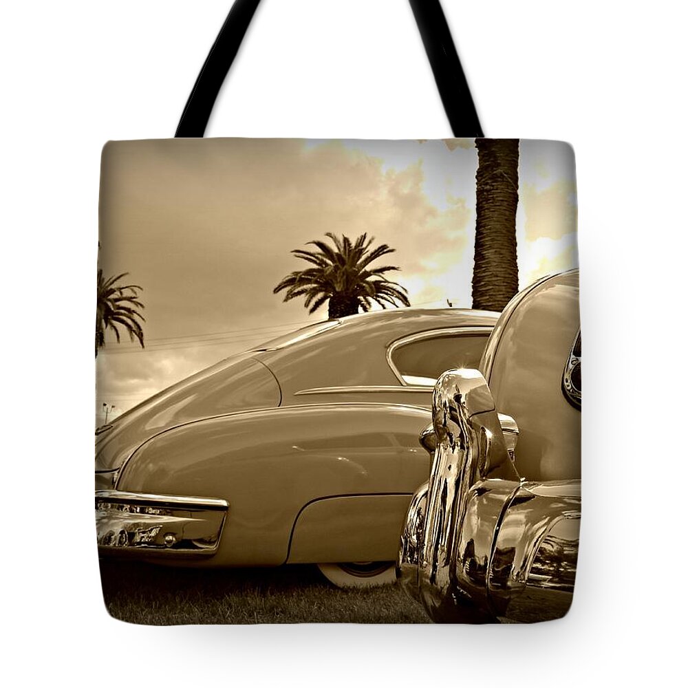 1949 Tote Bag featuring the photograph Fine '49s by Steve Natale