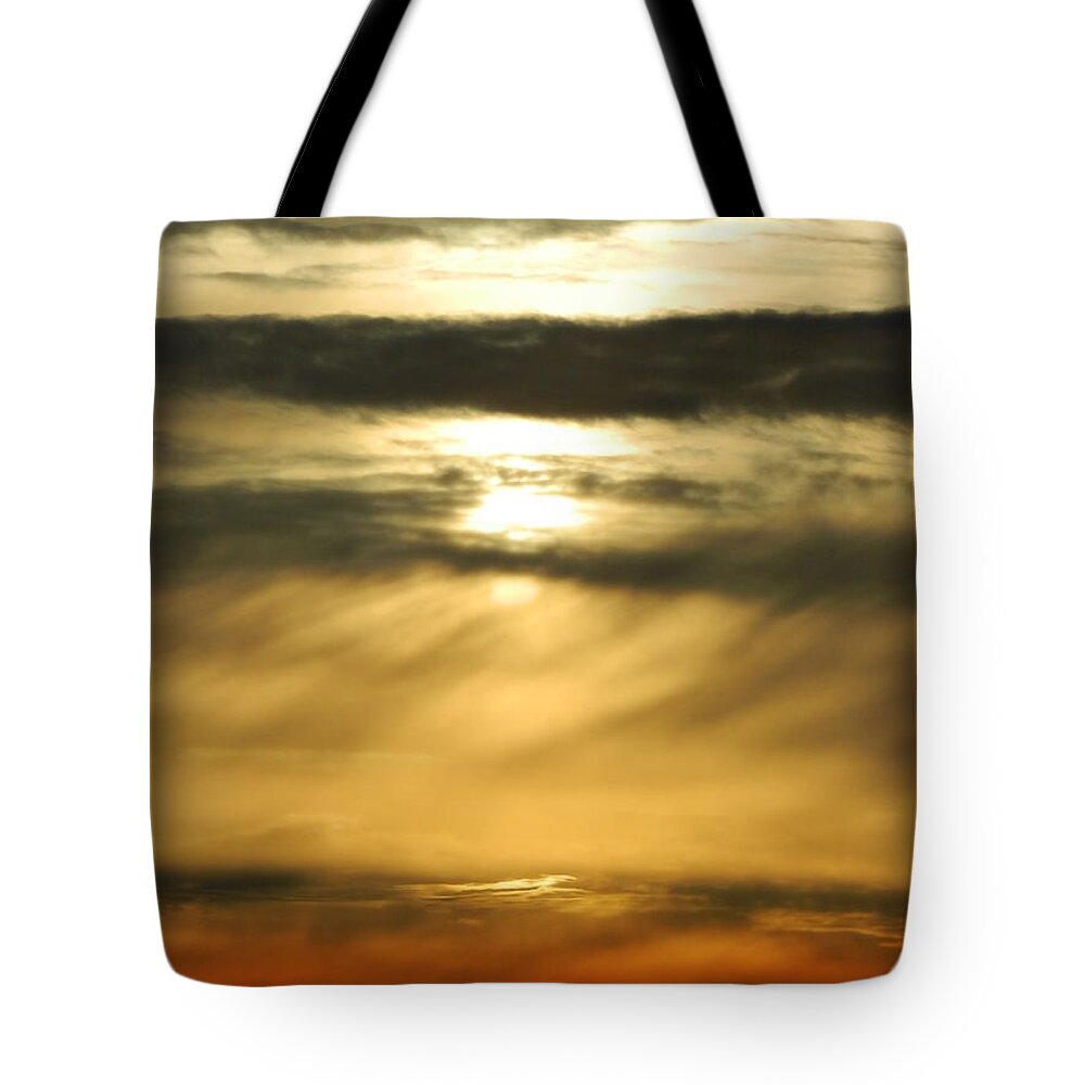 Fire Tote Bag featuring the photograph Fire Sunset 2 by Gallery Of Hope 