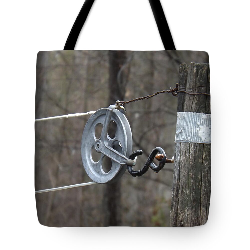 Dryer Tote Bag featuring the photograph First Automatic Dryer by Brenda Brown
