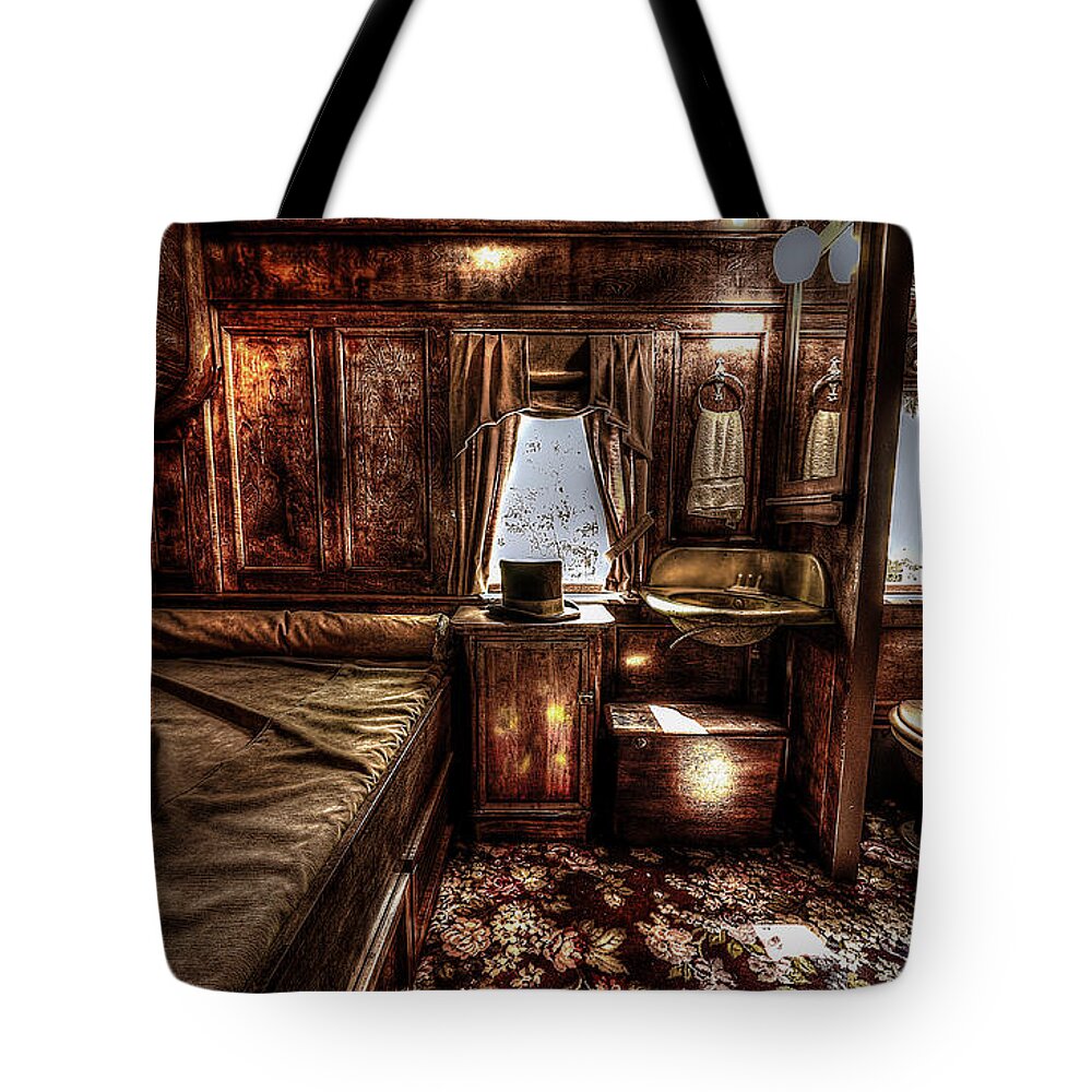 Sleeper Tote Bag featuring the photograph First Class Sleeper by David Morefield