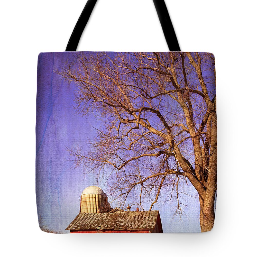 Group Tote Bag featuring the photograph First Snows on the Farm by Kathleen Scanlan